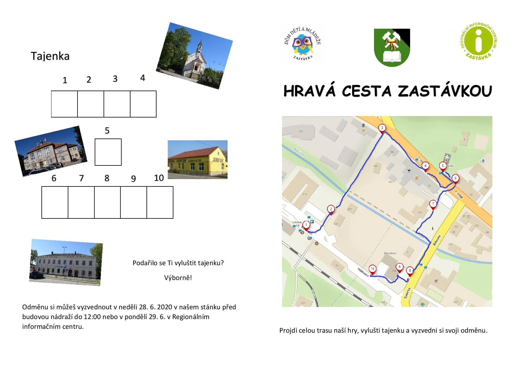Hra Zastavka