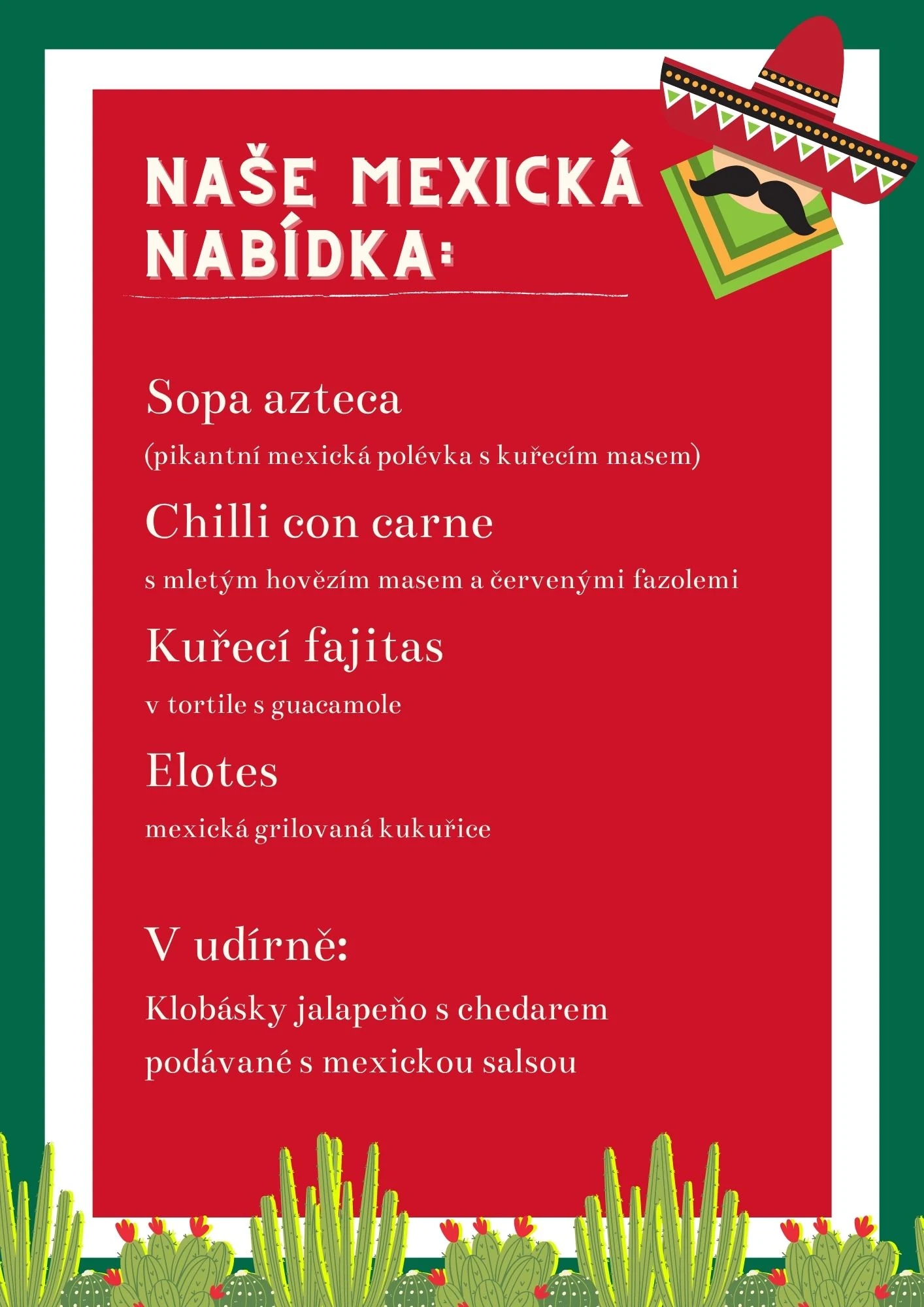 mexická nabídka